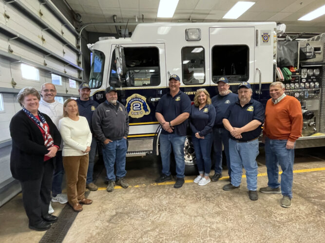 Elks donate $2,500 to Undine Fire Co.